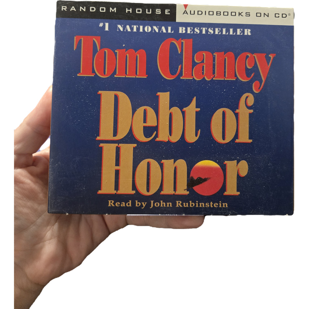 Debt of Honor by Tom Clancy Abridged Audiobook CD Read by John Rubinstein